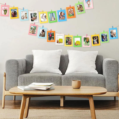 Set rame foto ghirlanda multicolor FC257888 - Green Print