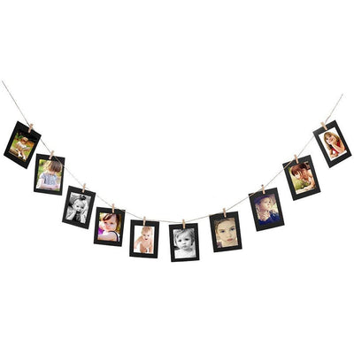 Set rame foto ghirlanda negru FC257819 - Green Print