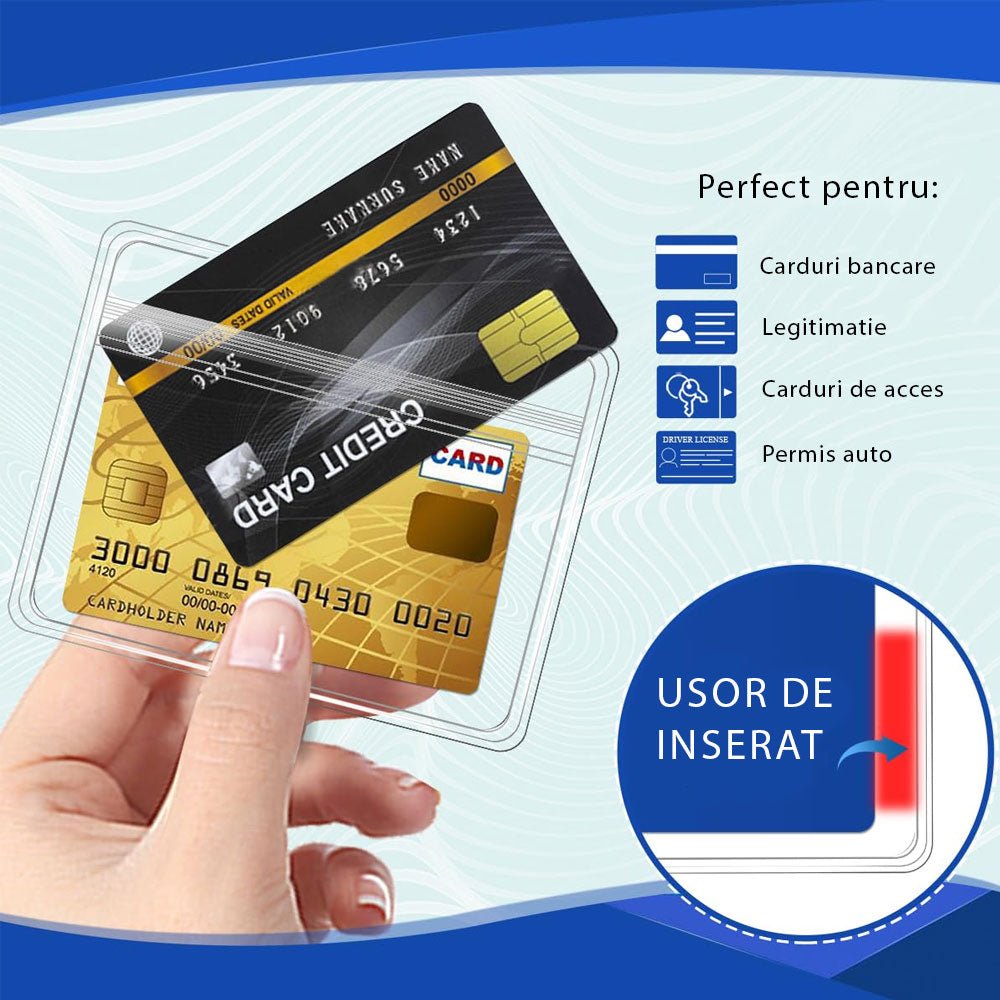 Suport legitimatie PVC verticala HO128 - Green Print