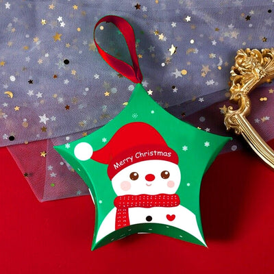 Ornament de brad din carton CRACIUN4 - set 10 buc FC257888-4 - Green Print