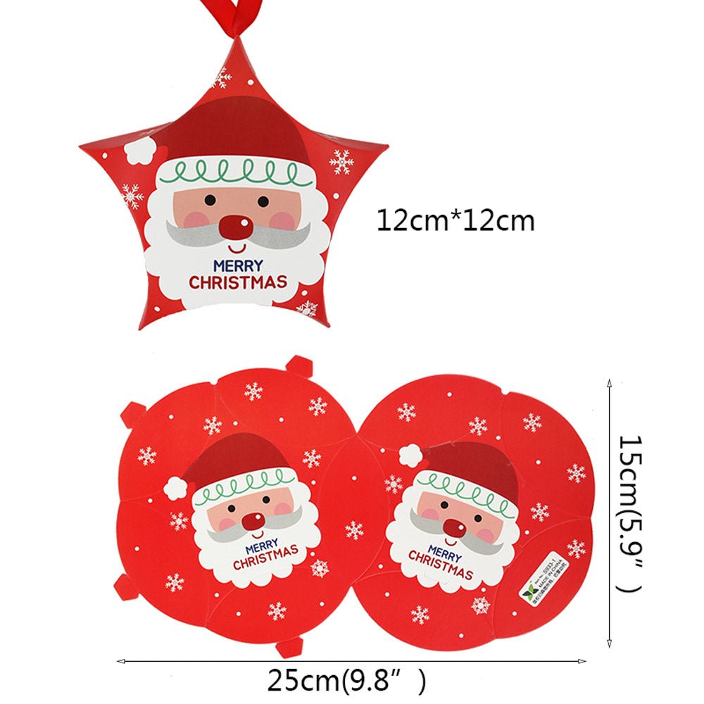 Ornament de brad din carton CRACIUN5 - set 10 buc FC257888-5 - Green Print