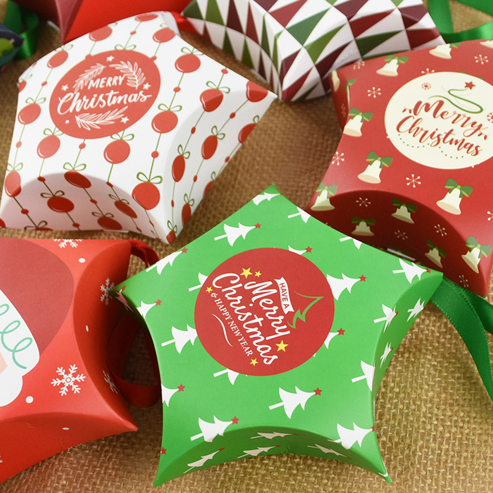 Ornament de brad din carton CRACIUN3 - set 10 buc