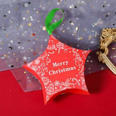 Ornament de brad din carton CRACIUN7 - set 10 buc