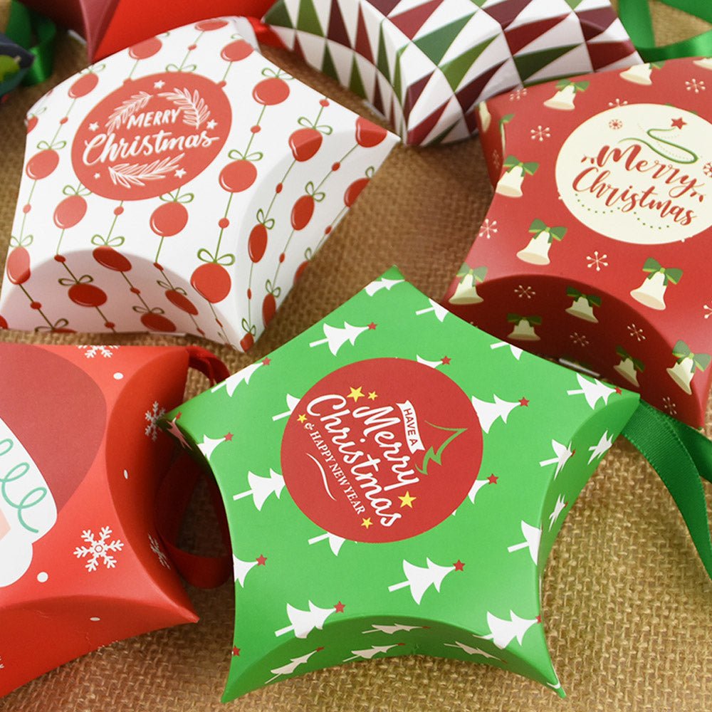 Ornament de brad din carton CRACIUN9 - set 10 buc FC257888-9 - Green Print