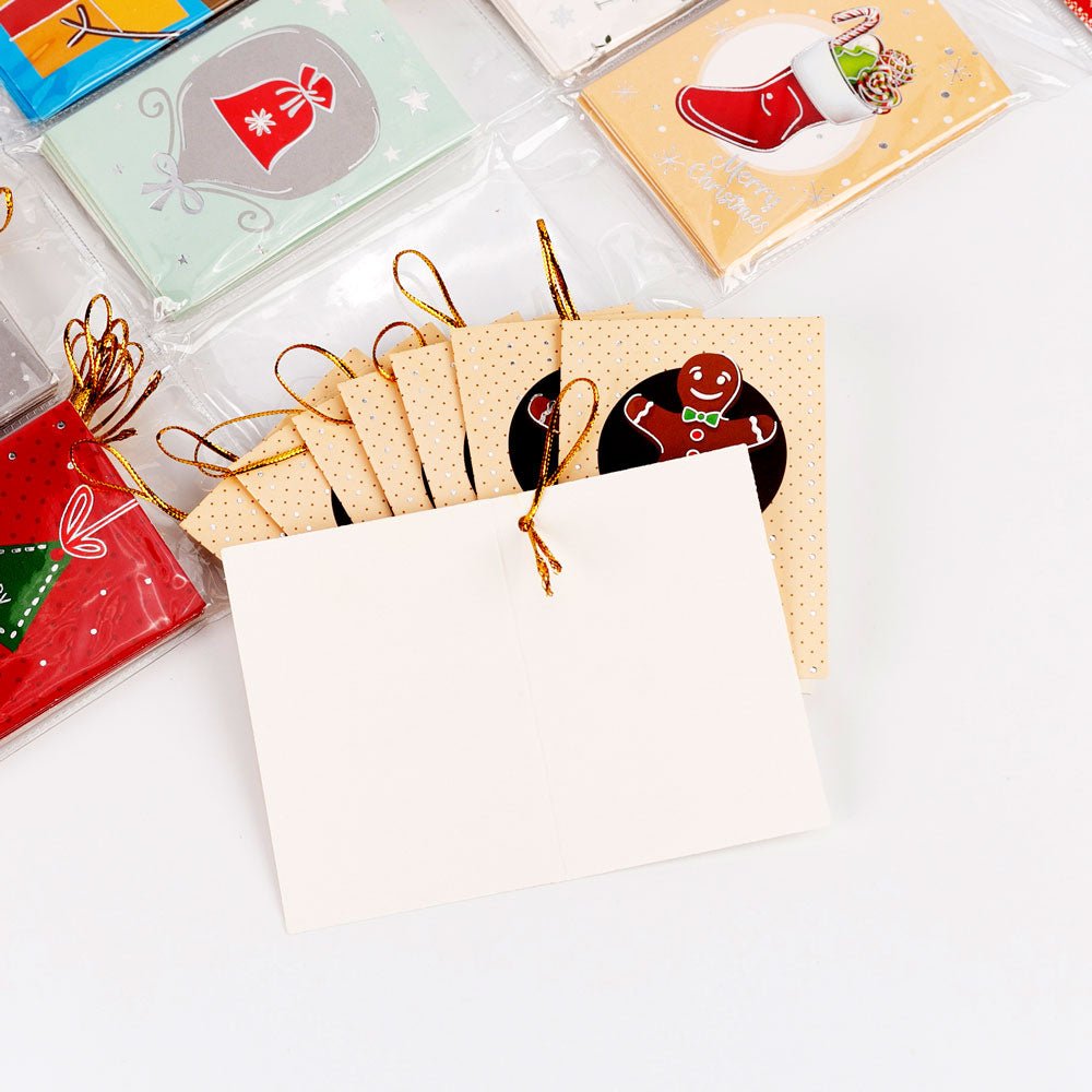 Mini felicitari 9x6 modele CRACIUN1 - set 128 buc XCC3023 - Green Print