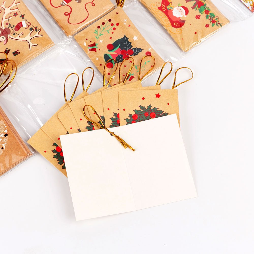 Mini felicitari 6x9 modele CRACIUN2 - set 120 buc XCC3014 - Green Print