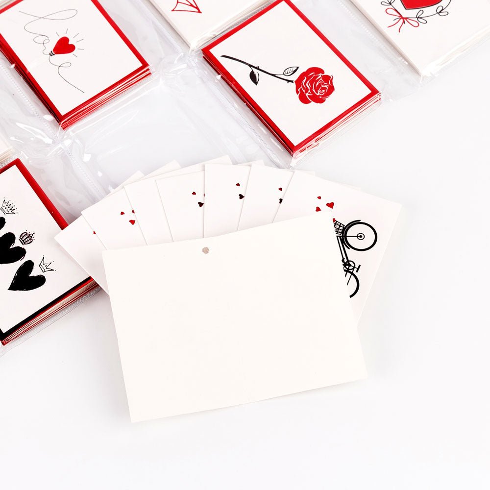 Mini felicitari 6x9 modele LOVE2 - set 120 buc XCC3058 - Green Print