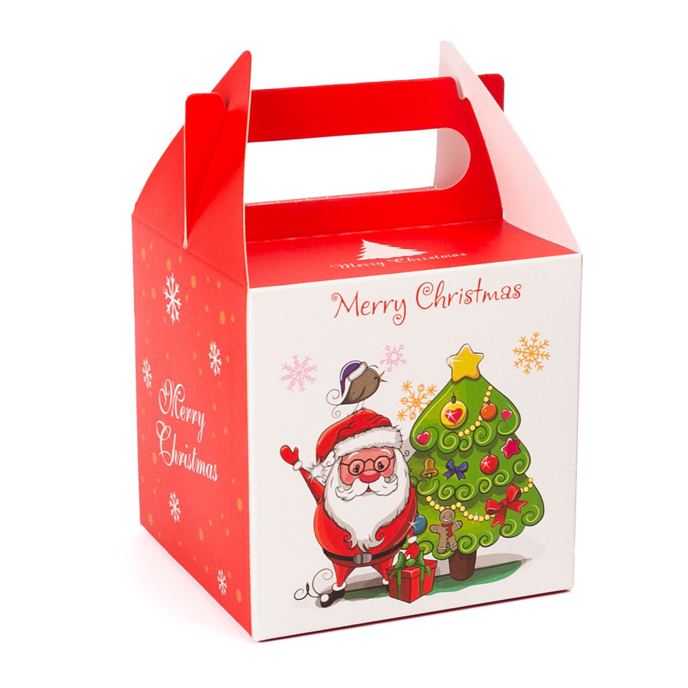 Cutie cani 3D Craciun rosu+alb