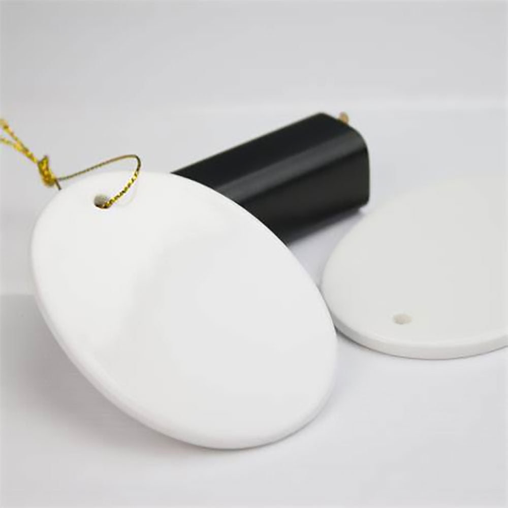 Ornament ceramica sublimabil oval