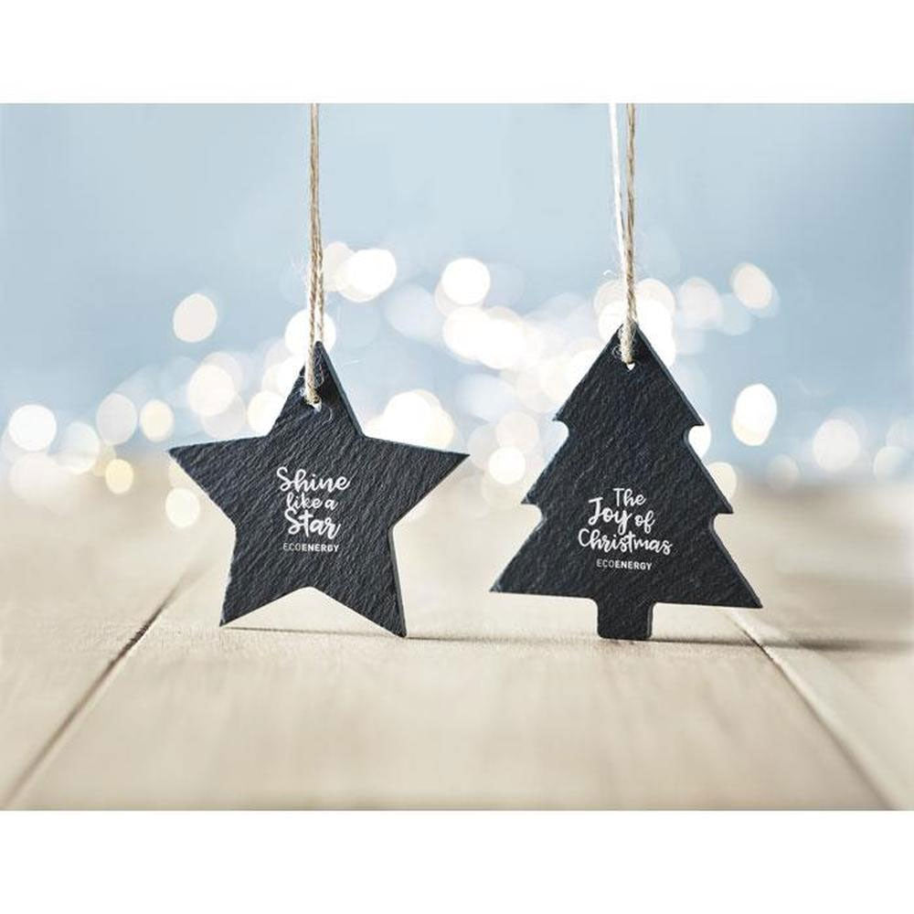 Ornament de brad din ardezie STEA