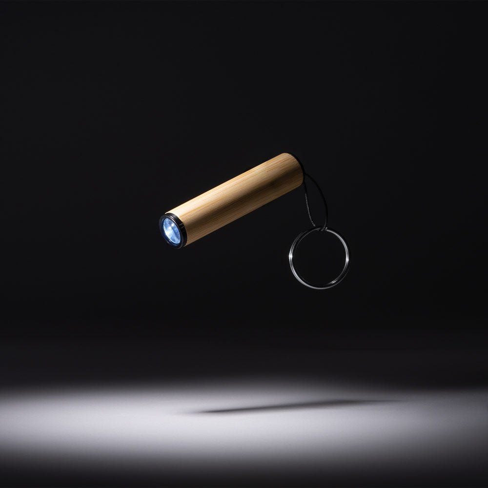 Mini lanterna breloc din lemn LN1152S129 - Green Print