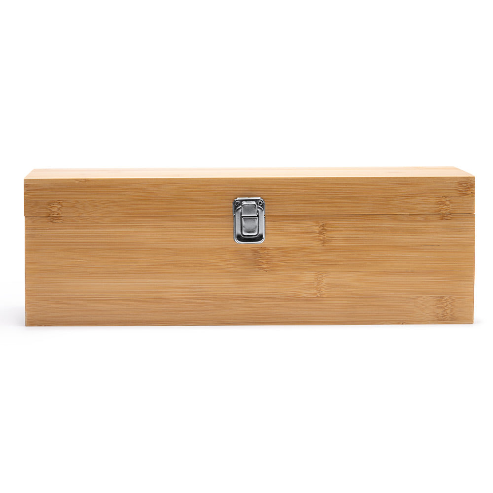 Cutie din lemn pentru sticla de vin cu accesorii