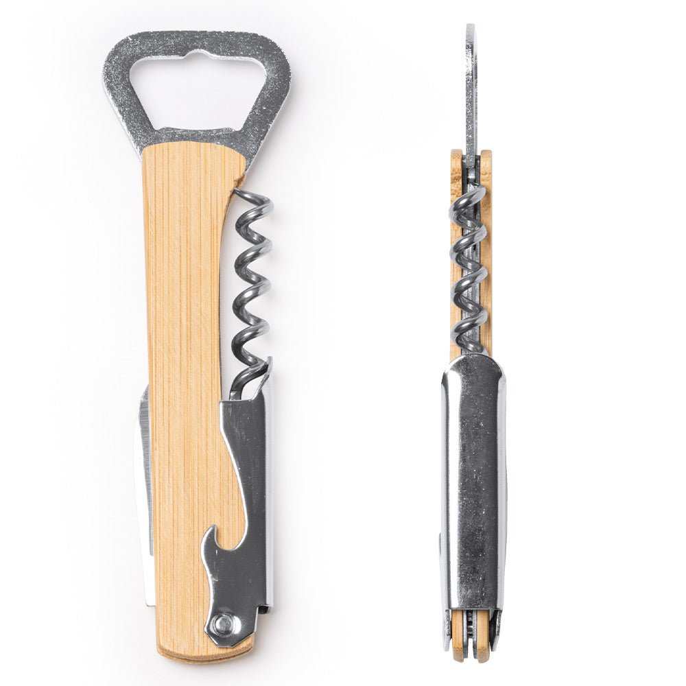 Desfacator cu tirbuson din lemn SYRAH AB1234S129 - Green Print