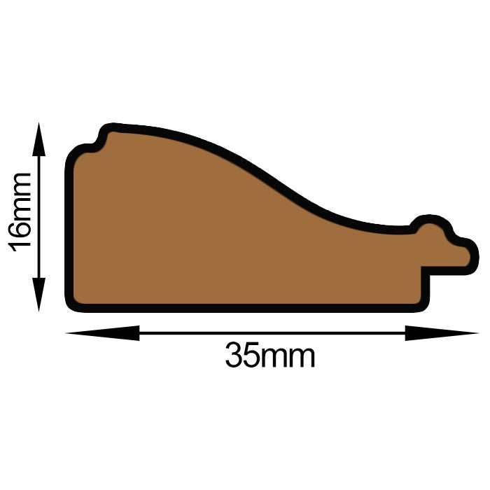 Rama foto Malaga crem+auriu A3 FP01122A3 - Green Print
