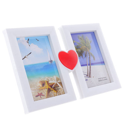 Rama foto colaj inima rosie 2 poze HS716490 - Green Print