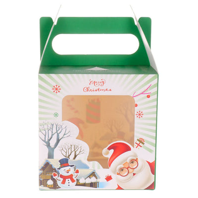 Cutie cani 3D Craciun verde+alb B7164017 - Green Print