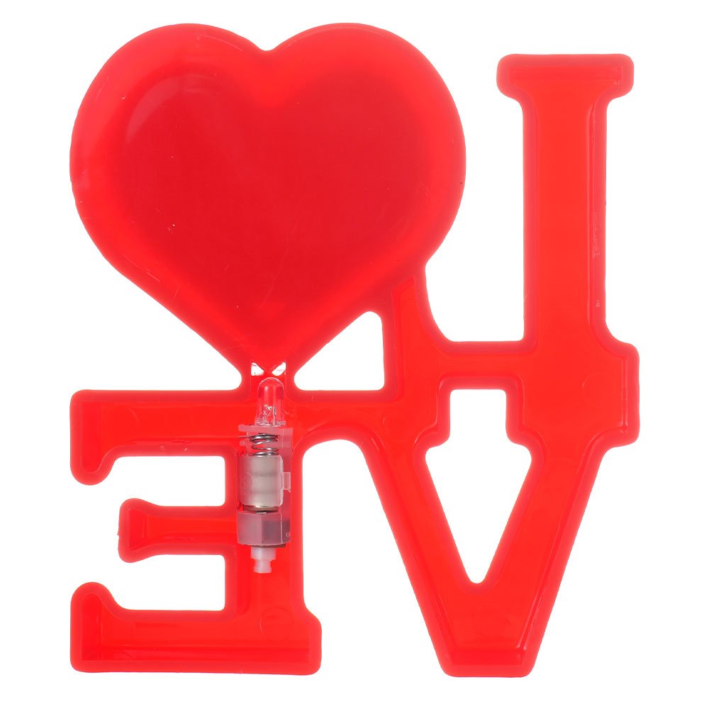 Glob foto LOVE rosu cu LED GL687655 - Green Print