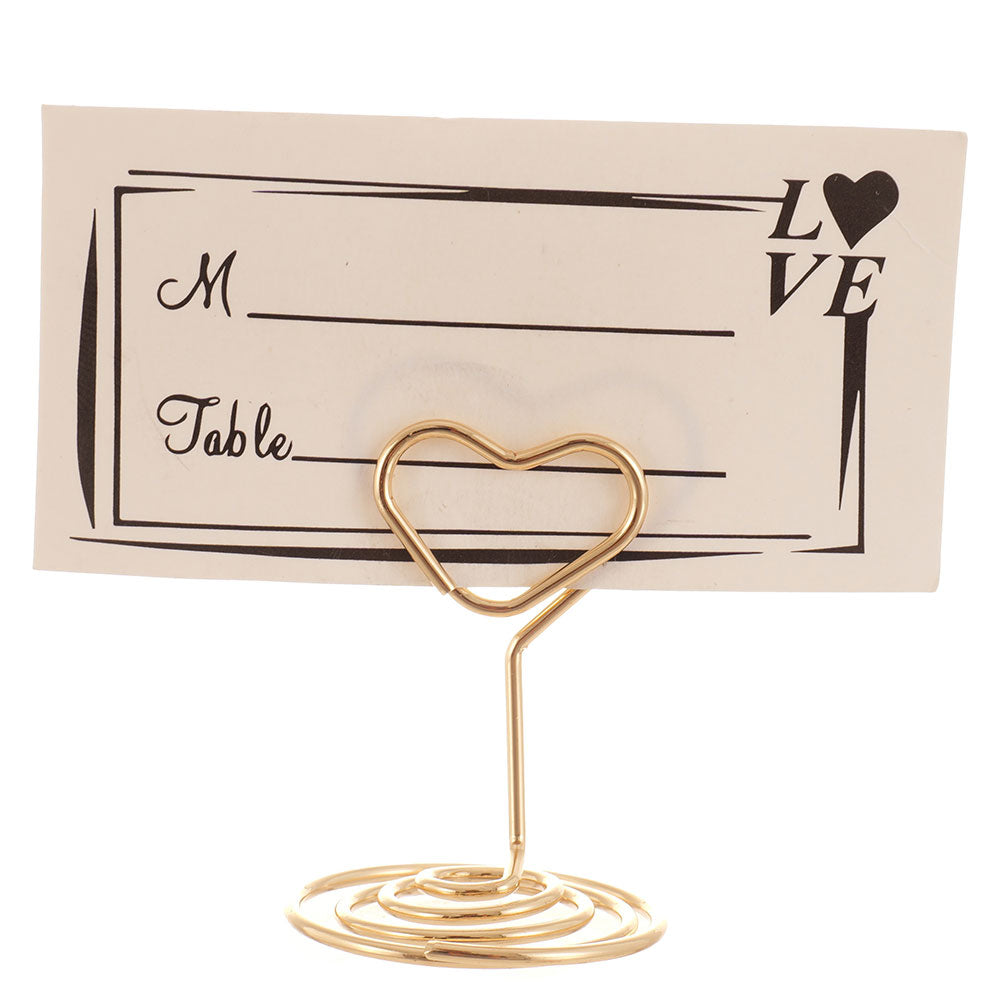 Suport metalic numere de masa Place Card - INIMA
