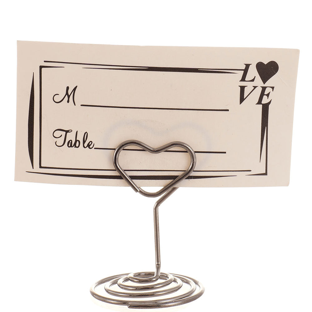 Suport metalic numere de masa Place Card - INIMA