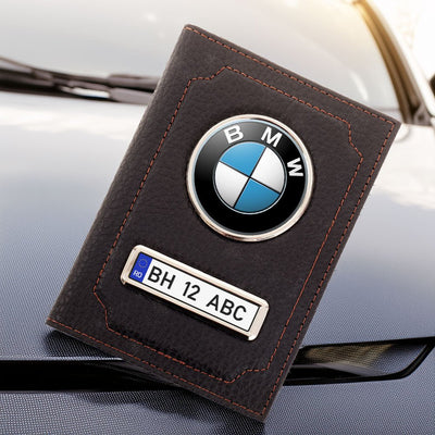 Portofel acte AUTO sigla si numar inmatriculare - negru mat TC361091 - Green Print