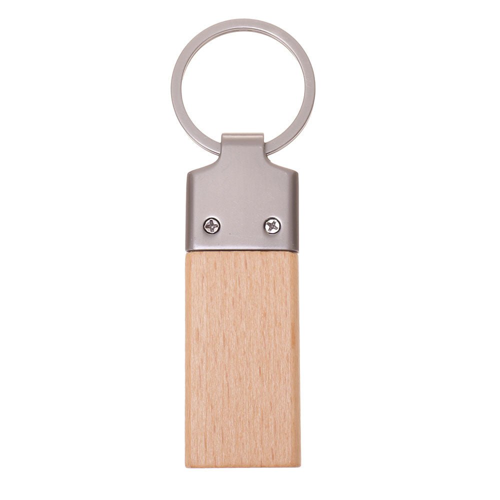 Breloc gravabil RUFUS lemn+metal WD9113421 - Green Print