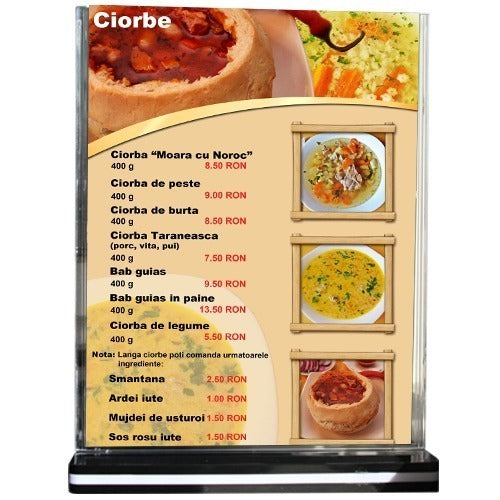 Suport meniu A5 K-6028 - Green Print