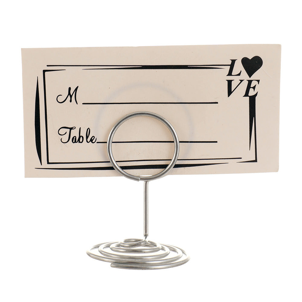 Suport metalic numere de masa si place card - ROTUND