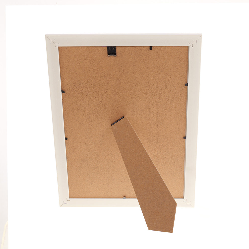 Rama foto Barrio alb+argintiu A4