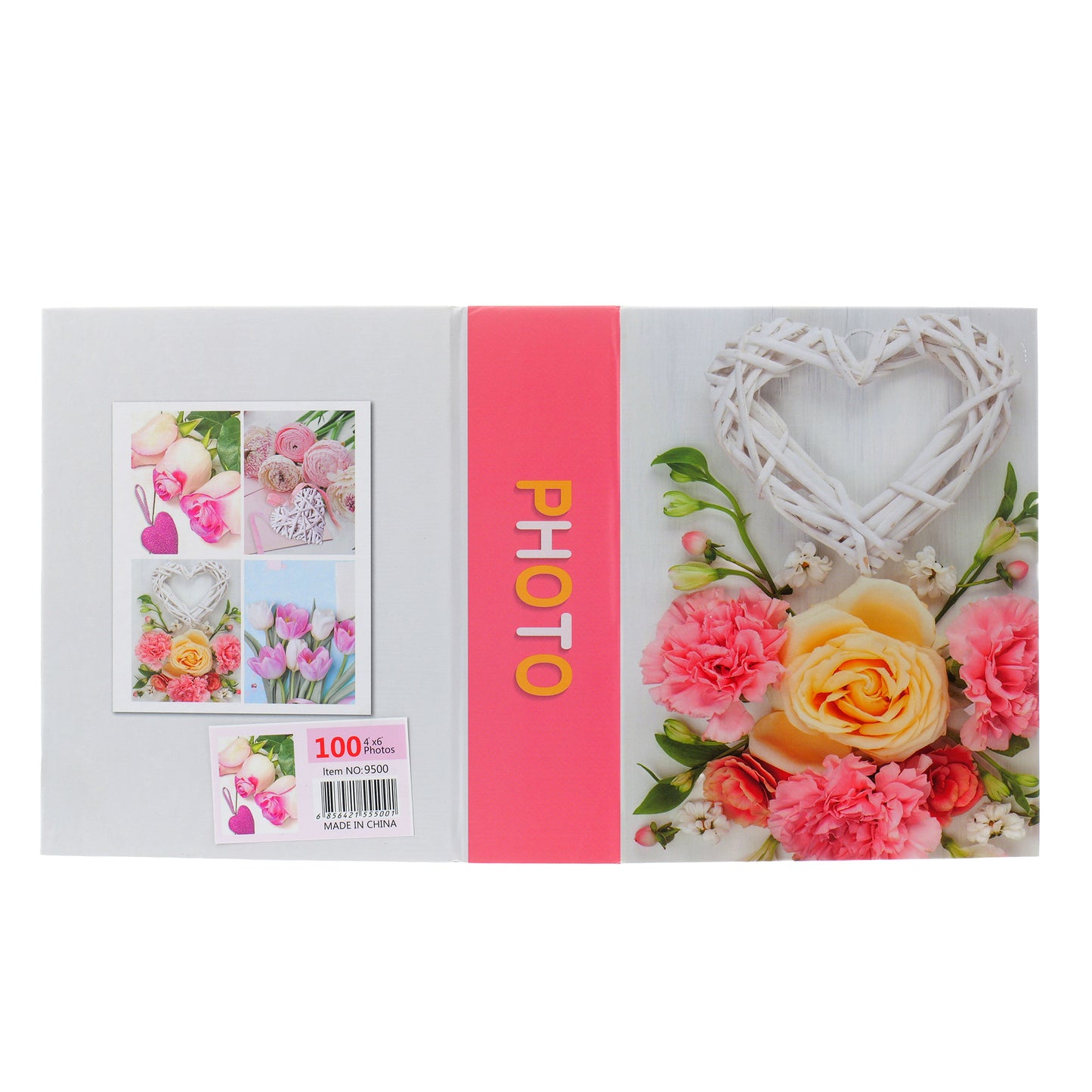 FLORAL photo album 100 photos 10x15