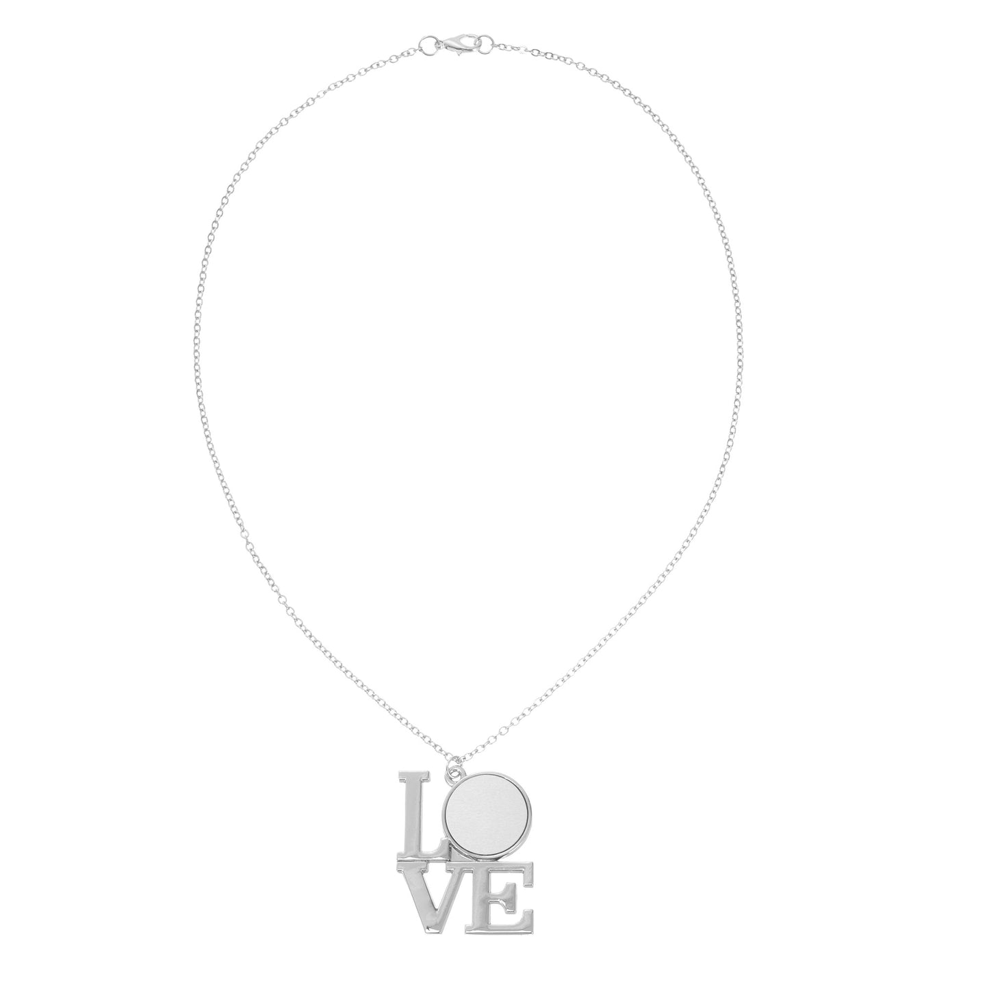 Colier metalic LOVE - sublimabil
