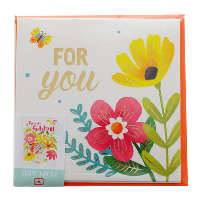 3D Greeting Card with Envelope - Various Designs