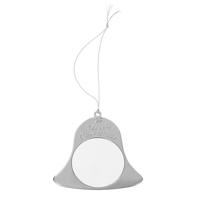 Ornament metalic de brad CLOPOTEL - sublimabil