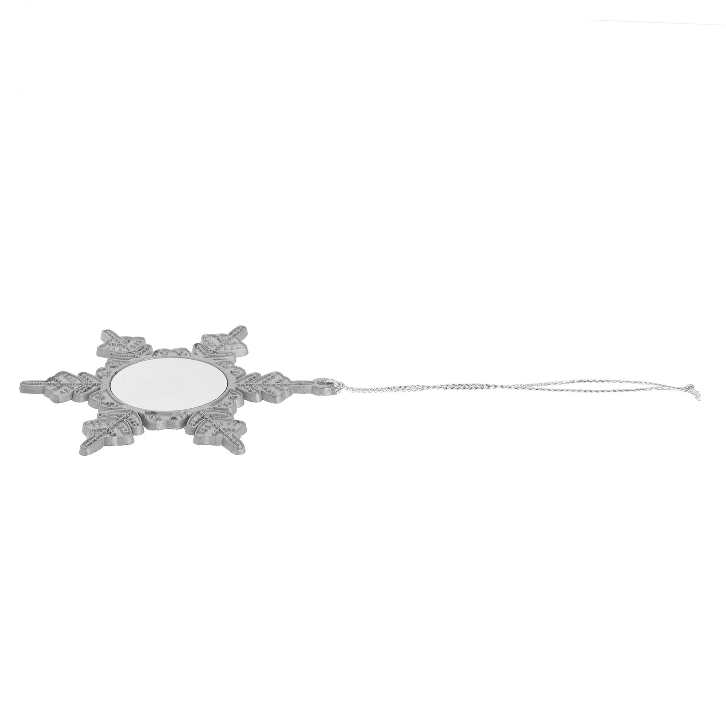 Ornament metalic de brad FULG - sublimabil