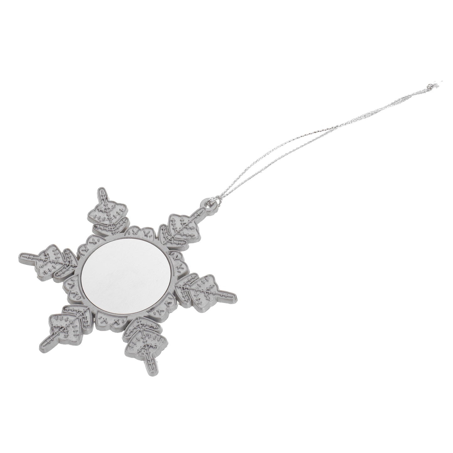Ornament metalic de brad FULG - sublimabil