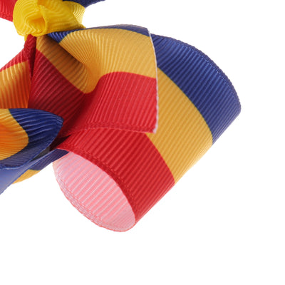Tricolor textile bow tie ROMANIA