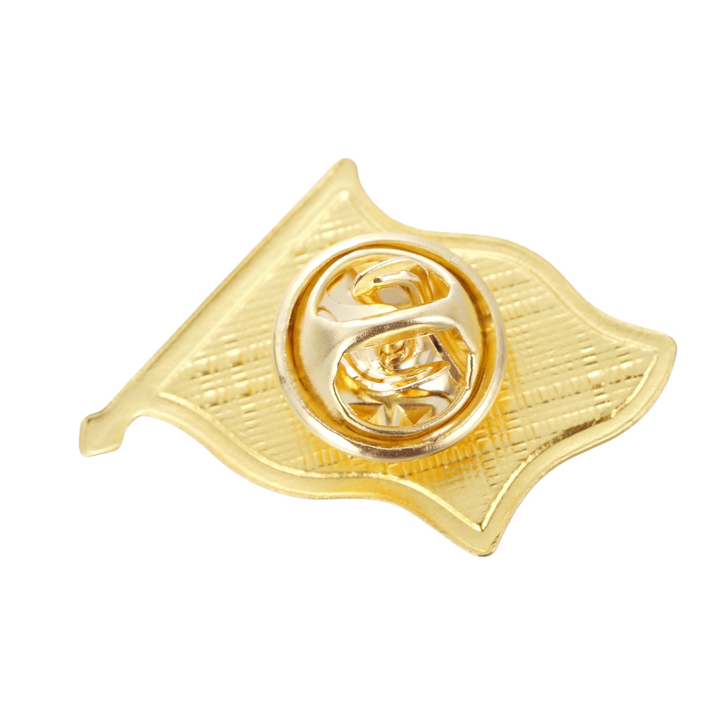 Pin metalic auriu steag ROMANIA