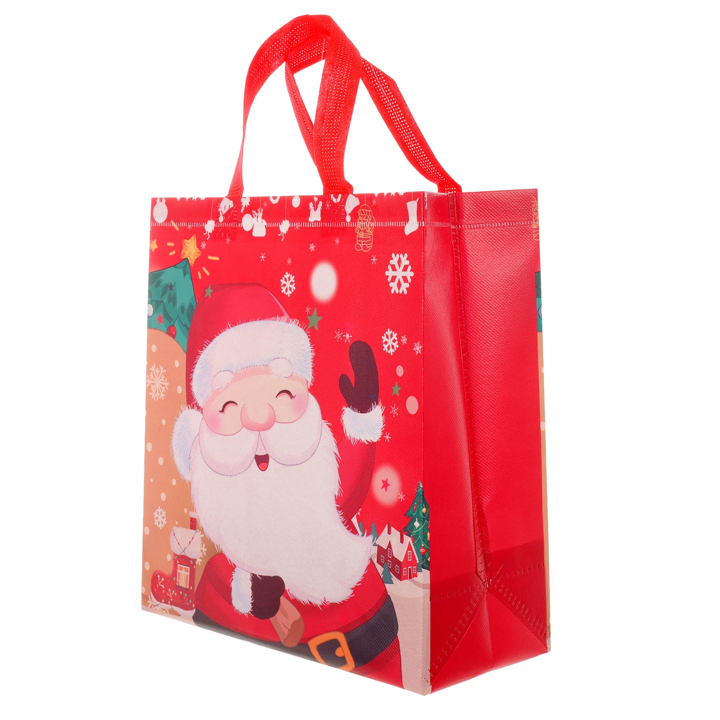 Sacosa cadou de CRACIUN textil 29x27