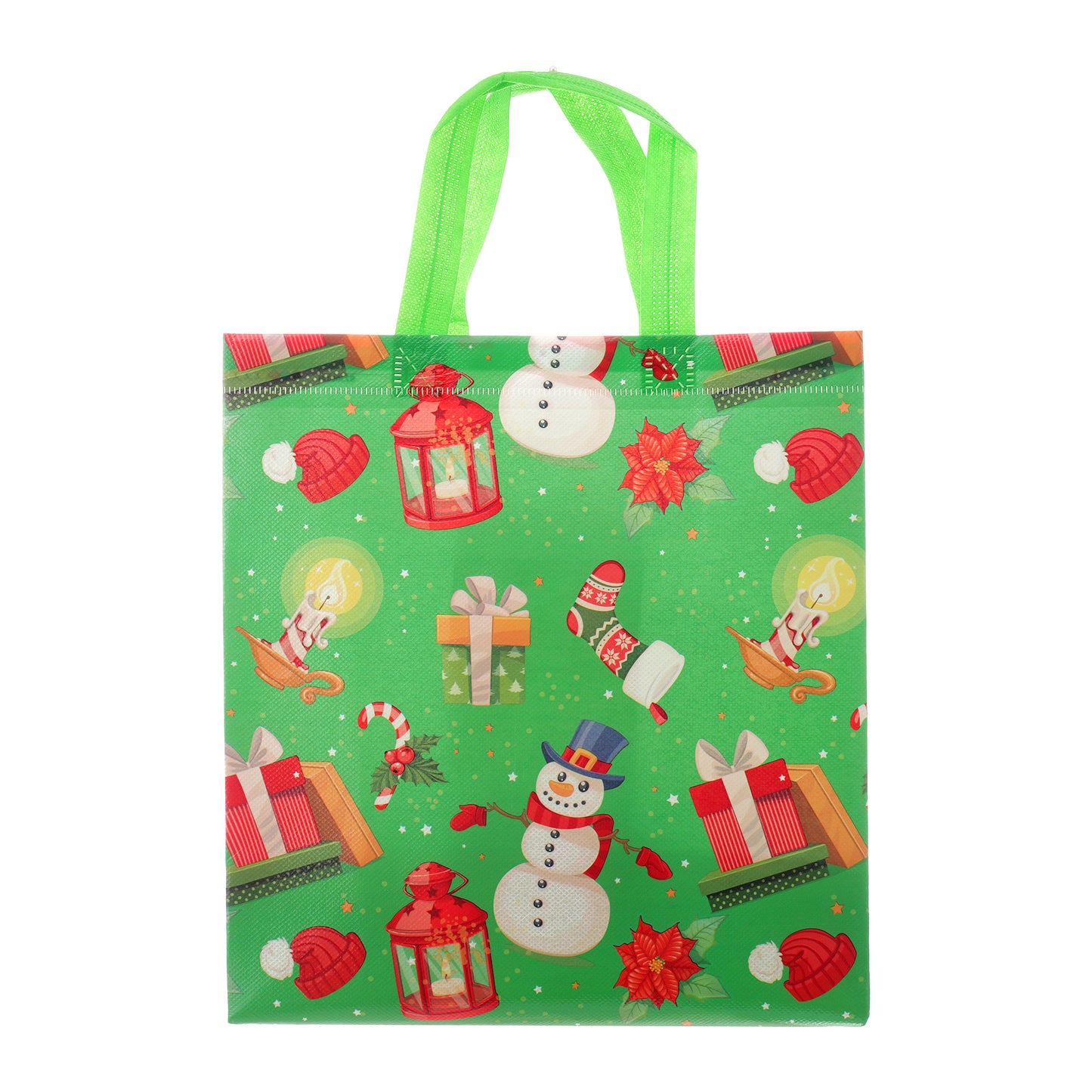 Sacosa cadou de CRACIUN textil 29x27