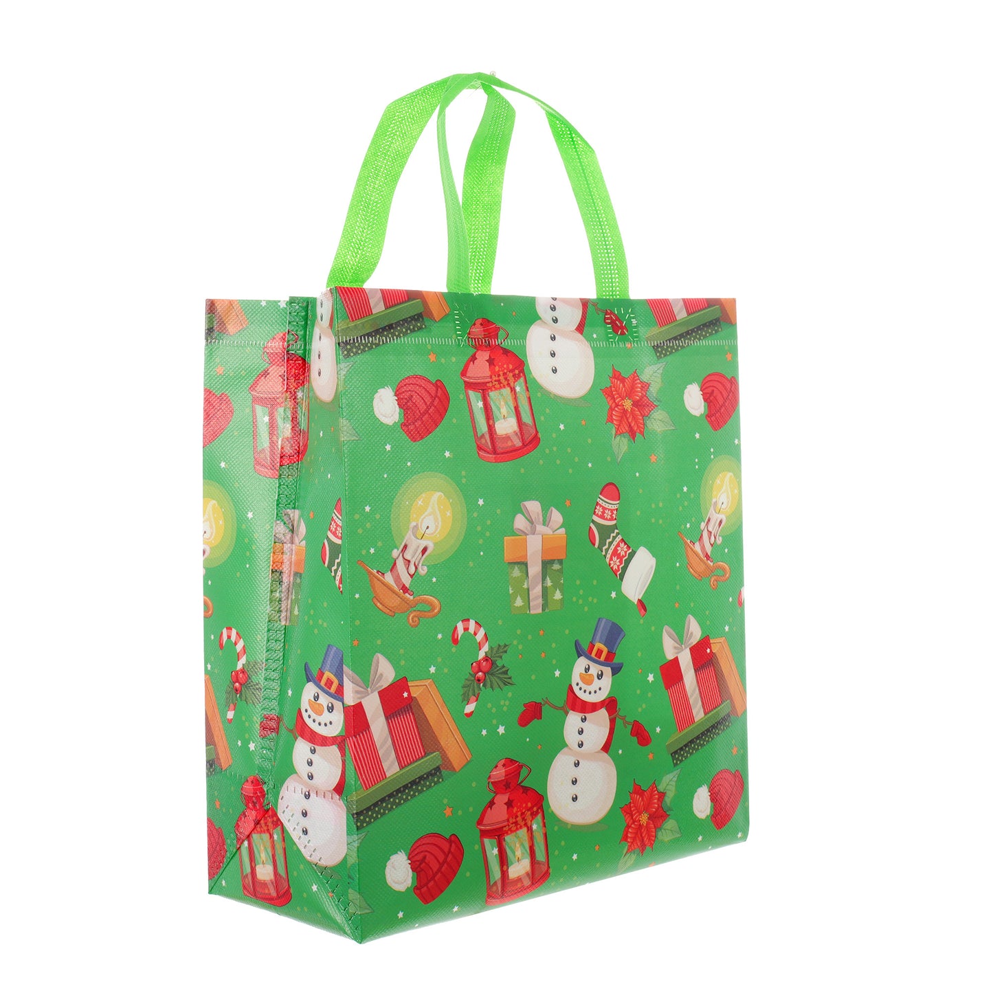 Sacosa cadou de CRACIUN textil 29x27