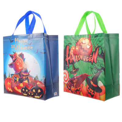 Sacosa cadou de HALLOWEEN textil 29x27