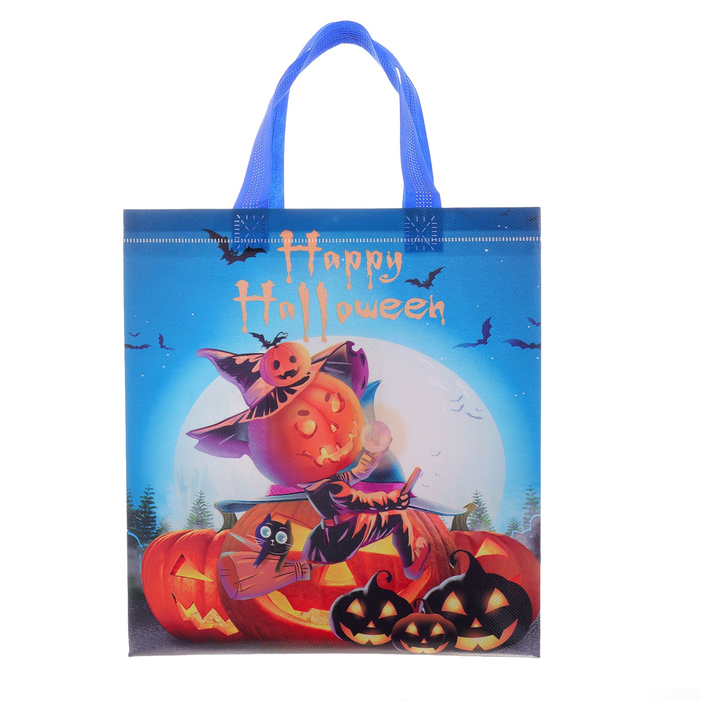 Sacosa cadou de HALLOWEEN textil 29x27