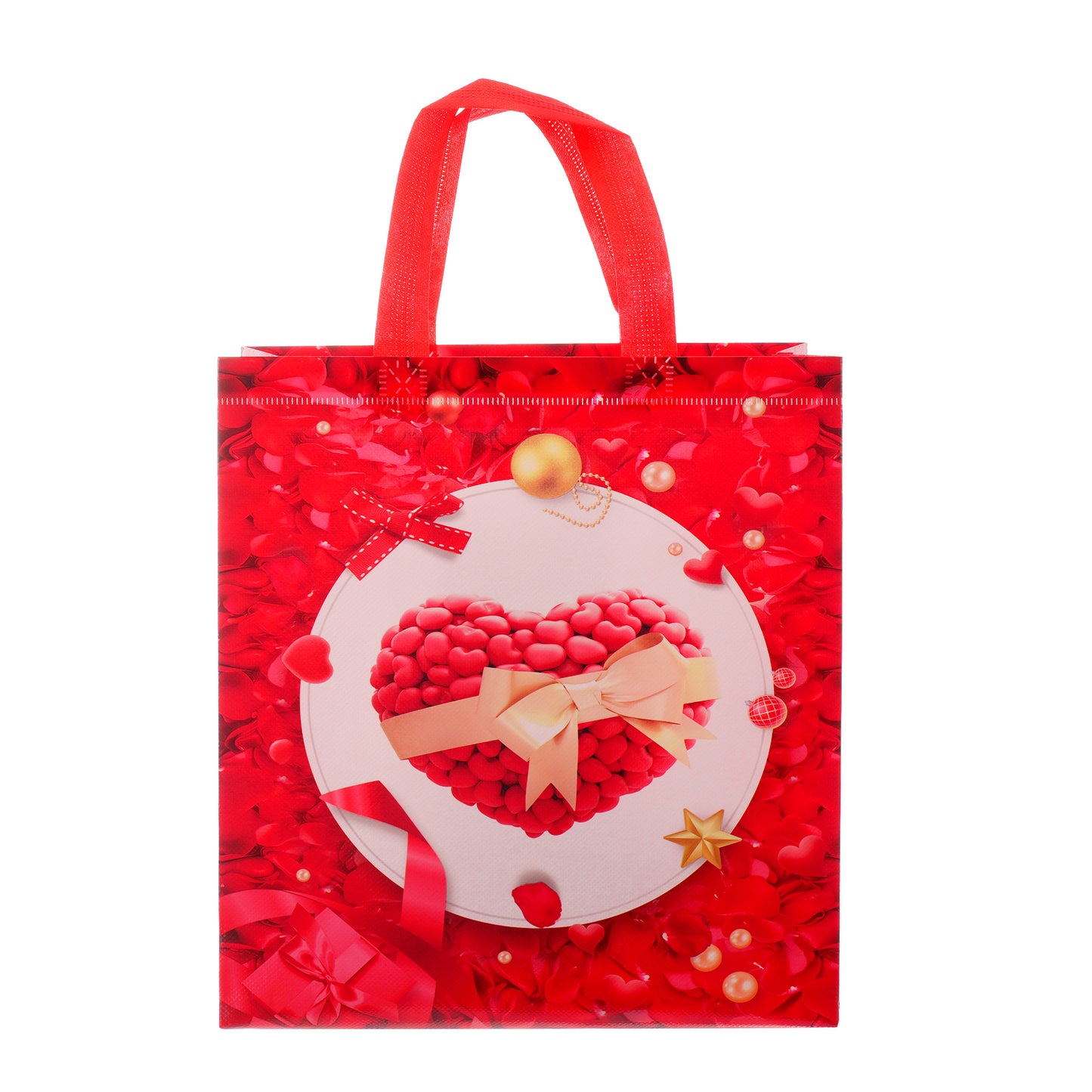 Sacosa cadou de VALENTINE'S DAY textil 29x27
