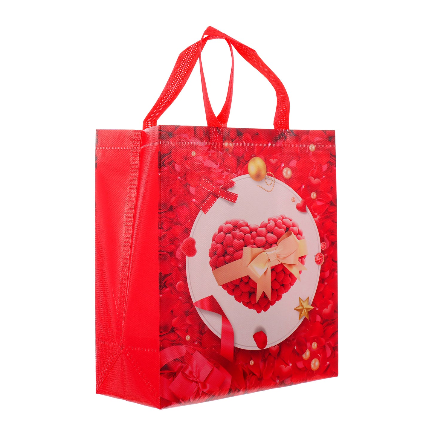 Sacosa cadou de VALENTINE'S DAY textil 29x27