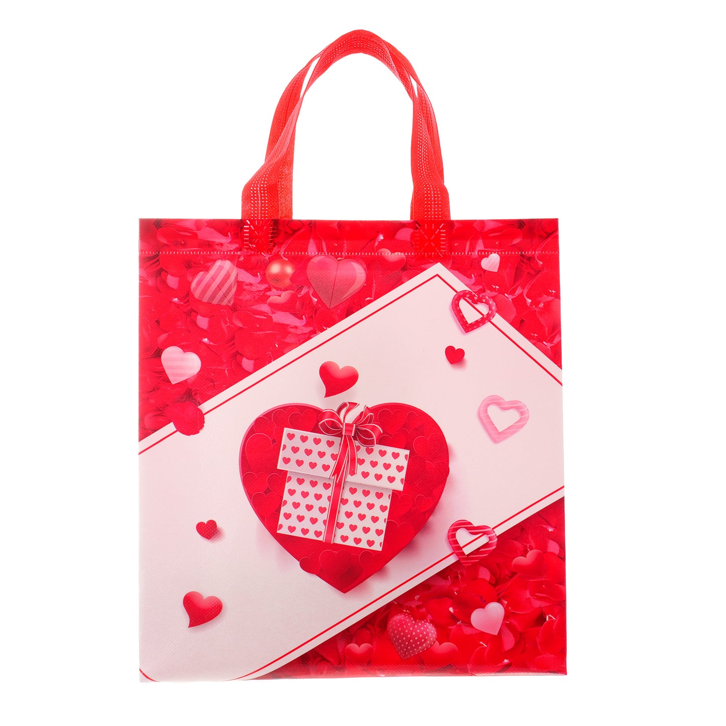 Sacosa cadou de VALENTINE'S DAY textil 29x27