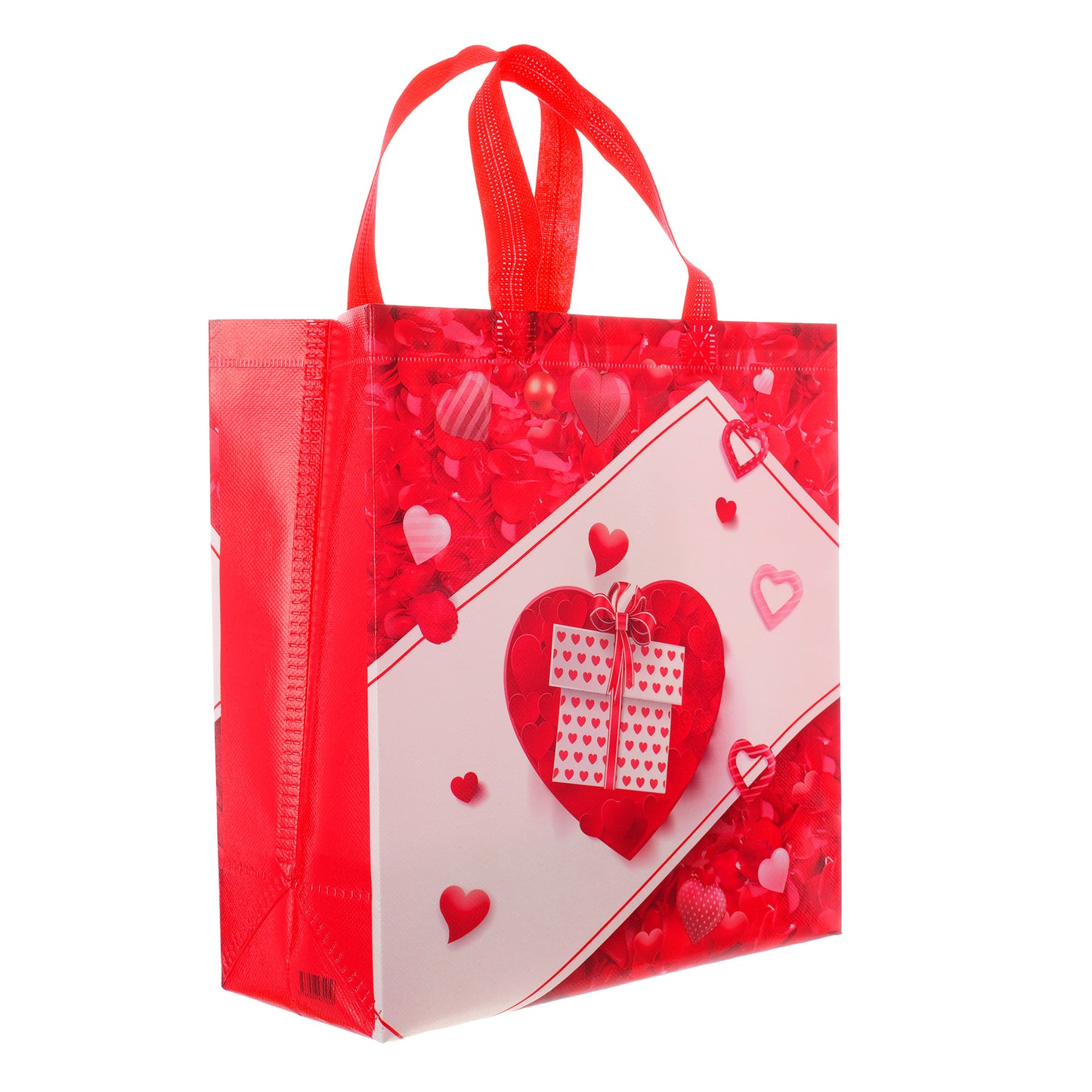 Sacosa cadou de VALENTINE'S DAY textil 29x27