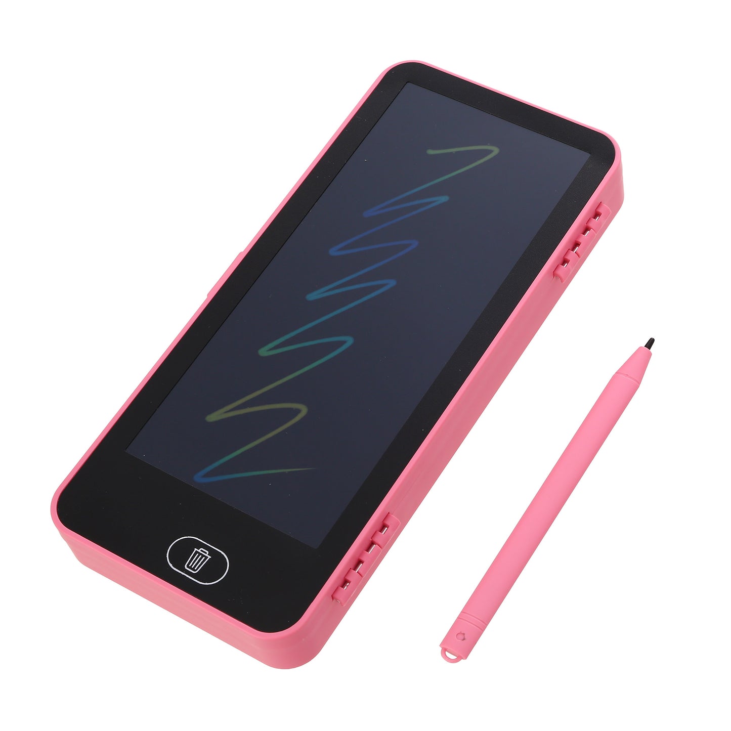 Pencil case with LCD drawing tablet in the shape of a phone
