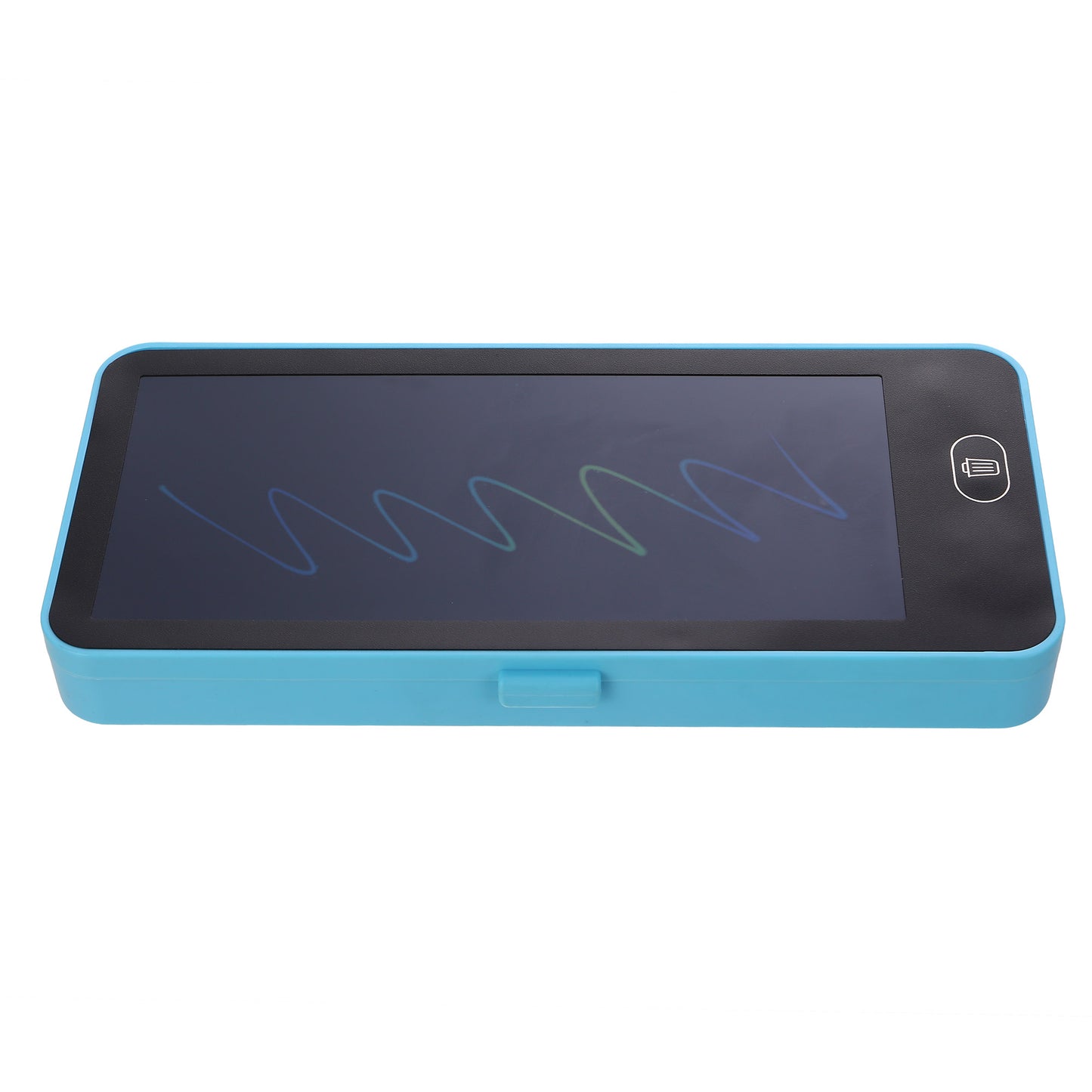 Pencil case with LCD drawing tablet in the shape of a phone