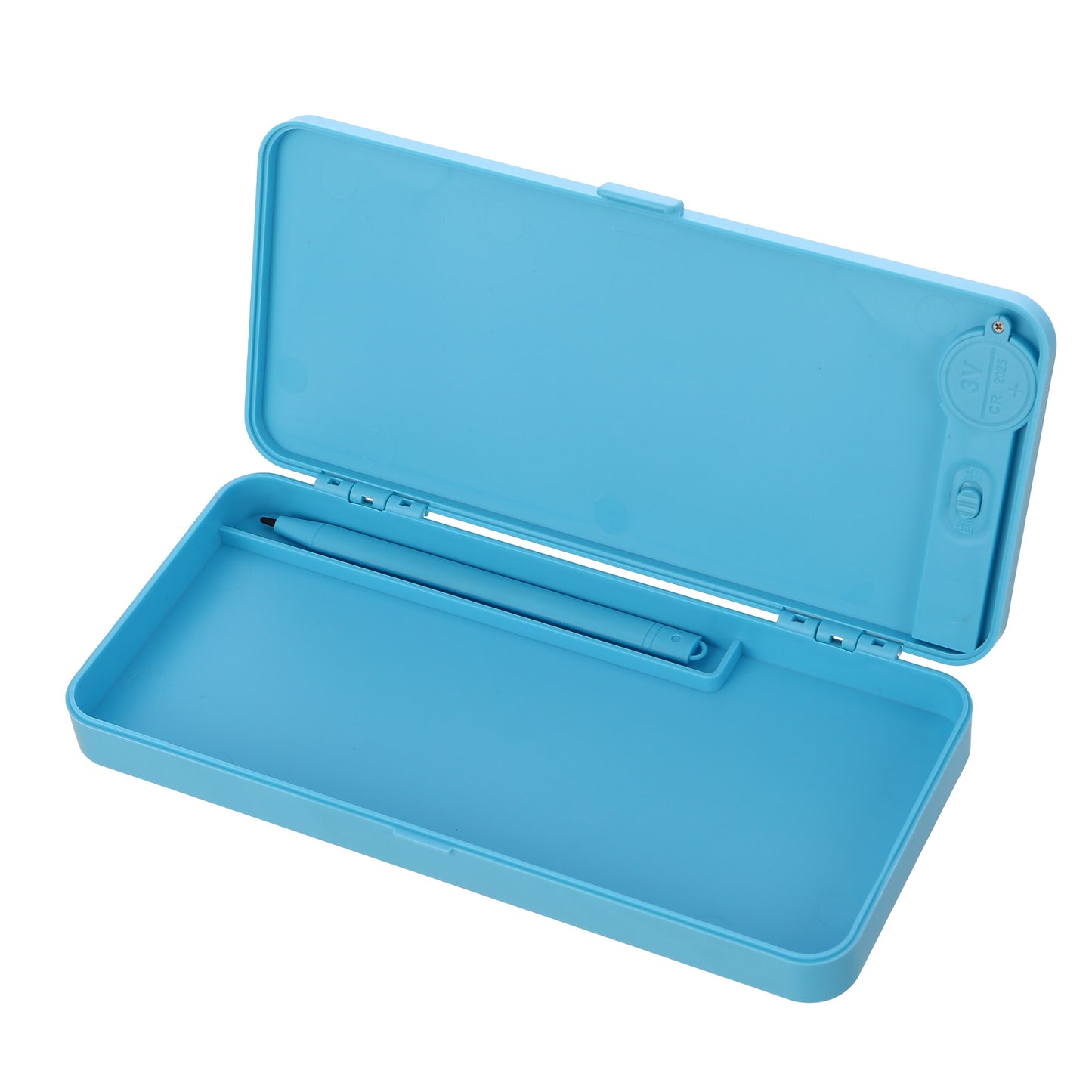 Pencil case with LCD drawing tablet in the shape of a phone