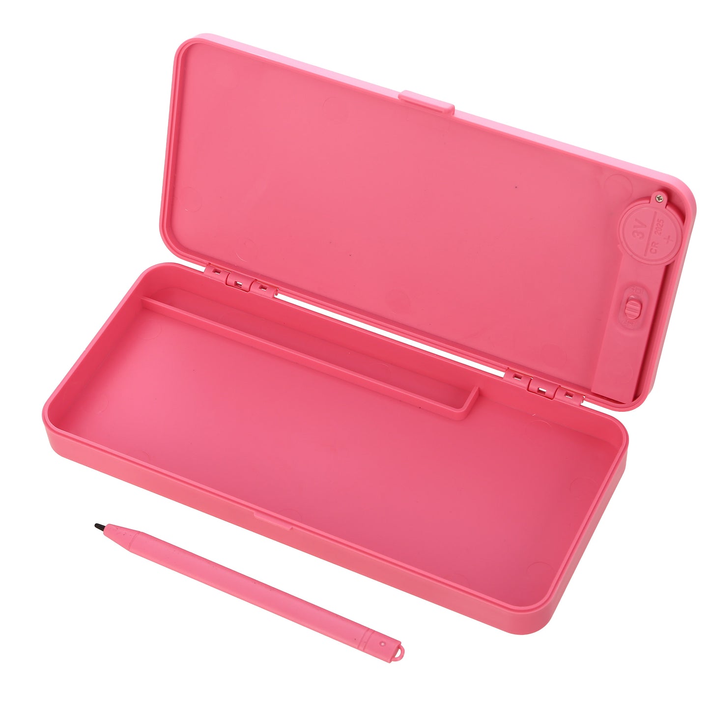 Pencil case with LCD drawing tablet in the shape of a phone