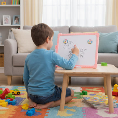 Tabla magnetica Whiteboard A4 cu 2 fete WH130315 - Green Print